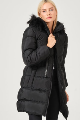 Doudoune longue - Noir