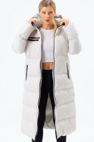 Doudoune longue - Beige