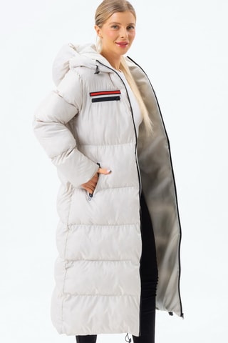 Doudoune longue - Beige