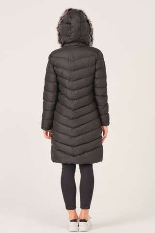 Doudoune longue - Noir