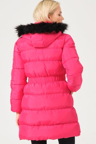 Doudoune longue - Fuchsia