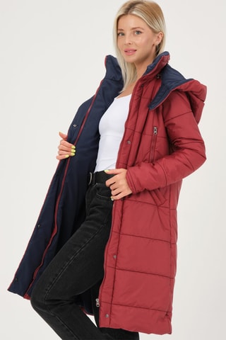 Doudoune à capuche - Bordeaux