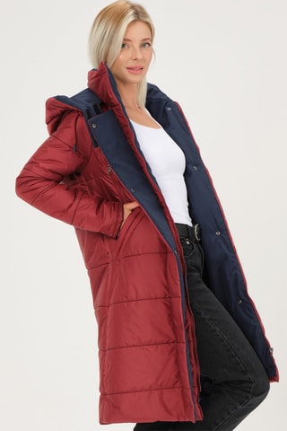 Doudoune à capuche - Bordeaux