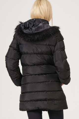 Doudoune à capuche - Noir