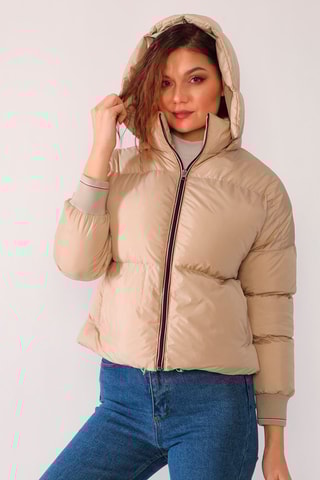 Doudoune à capuche - Beige