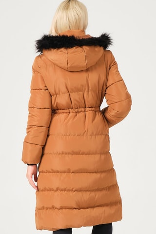 Doudoune longue - Camel