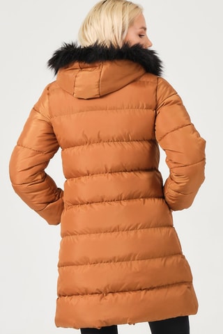 Doudoune à capuche - Orange