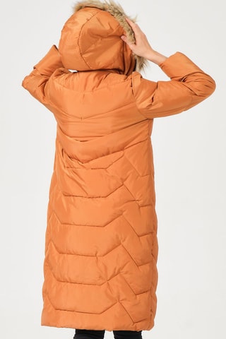 Doudoune à capuche - Camel