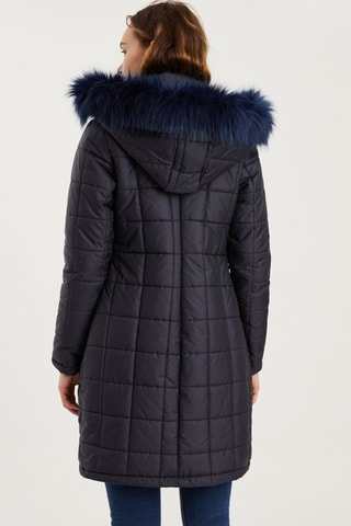 Doudoune à capuche - Bleu nuit