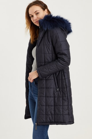 Doudoune à capuche - Bleu nuit