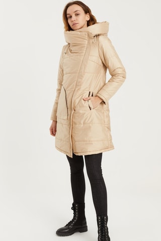 Doudoune à capuche - Beige