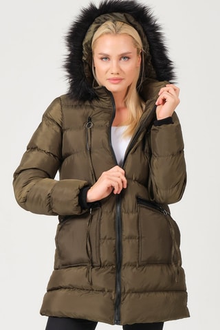 Doudoune à capuche - Kaki