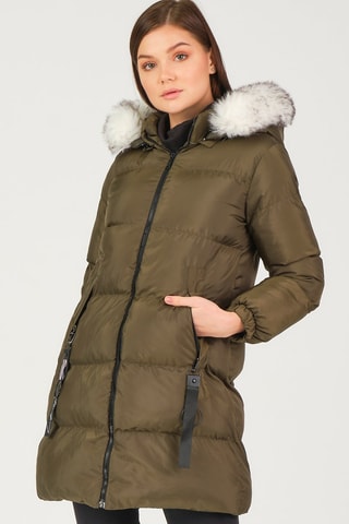 Doudoune à capuche - Kaki