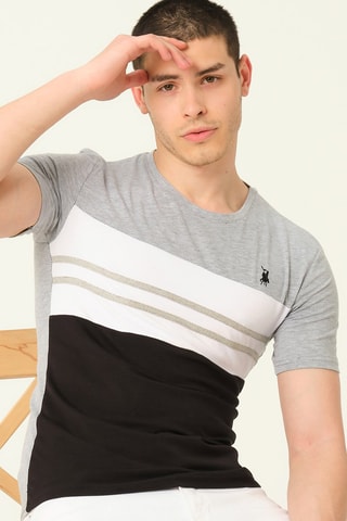 T-shirt - Gris chiné