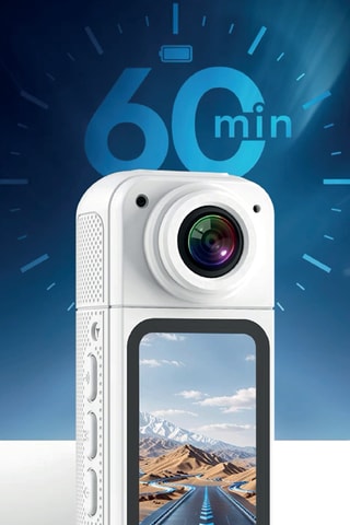 Caméra corporelle Eko - Modèle Magnetix - Blanc - 2,7K - Wi-Fi - 180°