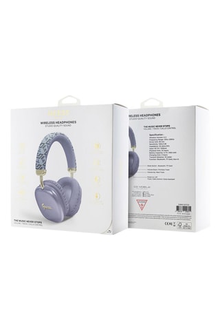 Casque Guess stéréo - Gcube - Bluetooth - Violet