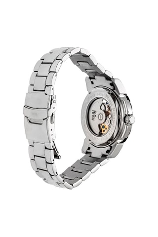 Montre automatique en acier Philippe - Argenté et blanc - Reign