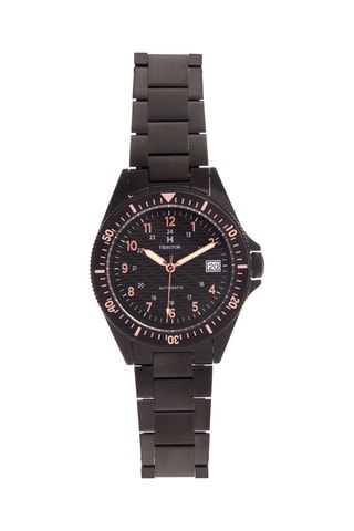 Montre automatique en acier Calder - Noir