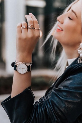 Roestvrijstalen en Doublé Roségoud Quartz Horloge Classic Cornwall - 36 mm