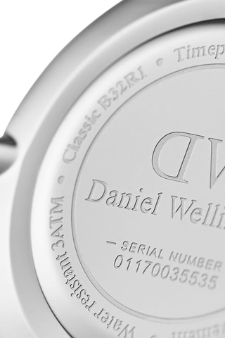 Stalen Quartz Horloge Ashfield - 36 mm - Rood en Zilverkleurig