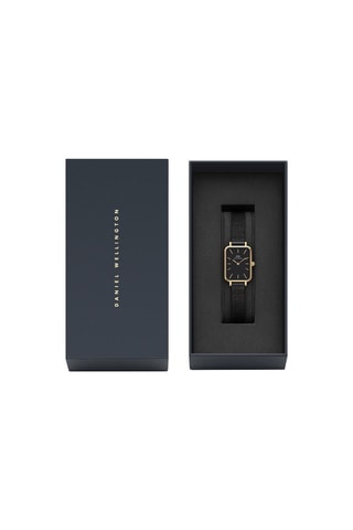 Stalen Quartz Horloge Pressed Ashfield - 20 x 26 mm - Zwart en goudkleurig