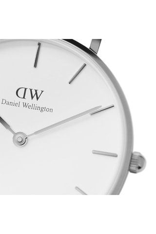 Leren Quartz Horloge Petite St Mawes - 32 cm - Bruin en Zilverkleurig