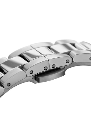 Stalen Horloge Iconic Link - 36 mm - Zilverkleurig en Wit