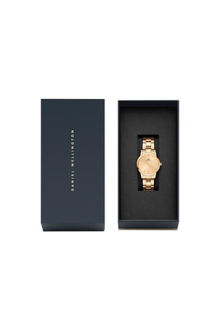 Stalen Quartz Horloge Iconic Link - 28 mm - Goudkleurig