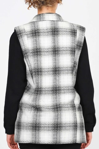 Veste sans manches - Blanc et noir