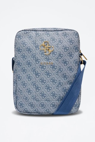 Schoudertas Guess - Blauw en goudkleurig
