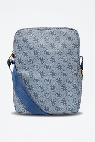 Schoudertas Guess - Blauw en goudkleurig