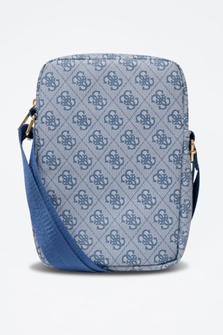 Schoudertas Guess - Blauw en goudkleurig