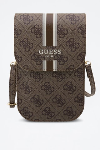 Schoudertas Guess - Wit en bruin