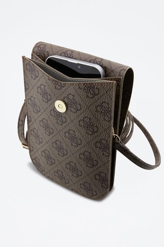 Schoudertas Guess - Wit en bruin