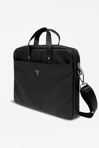 Saffiano Schoudertas Guess - Zwart