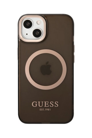 Case Guess Gold Outline - iPhone 14 Plus - MagSafe