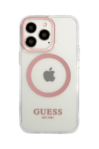 Case Guess Metal Outline - iPhone 14 Pro Max - MagSafe
