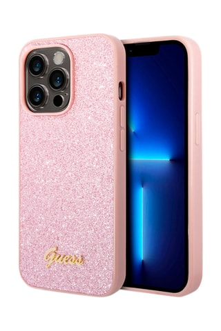 Case Guess Glitter Script - iPhone 14 Pro Max