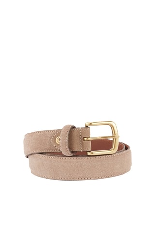Ceinture en nubuck - Nacre