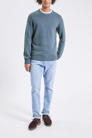 Pull Bleu cobalt chiné