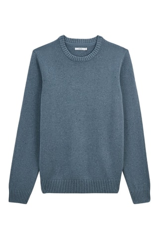 Pull Bleu cobalt chiné