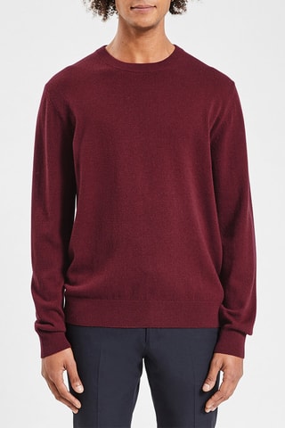 Pull en laine et cachemire - Rouge