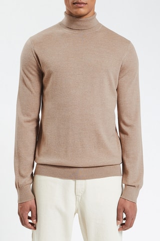 Pull en mérinos - Beige