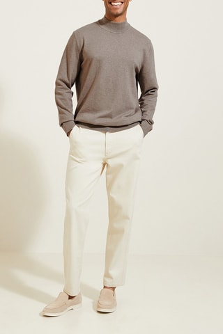 Pull en coton biologique - Beige