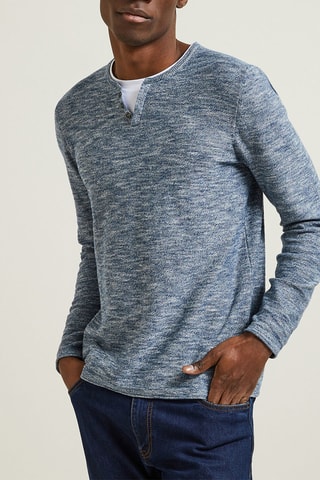 Pull - Bleu foncé chiné