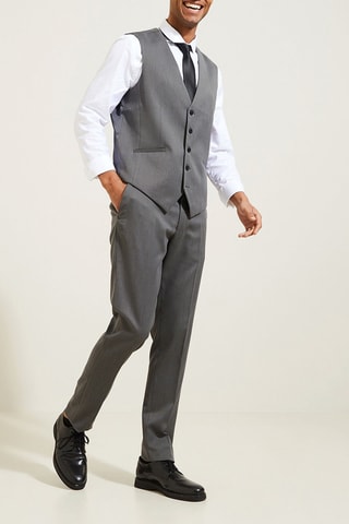 Gilet de costume sans manches - Gris foncé