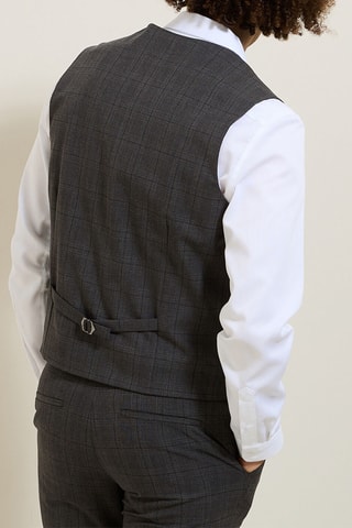 Gilet de costume sans manches - Gris foncé