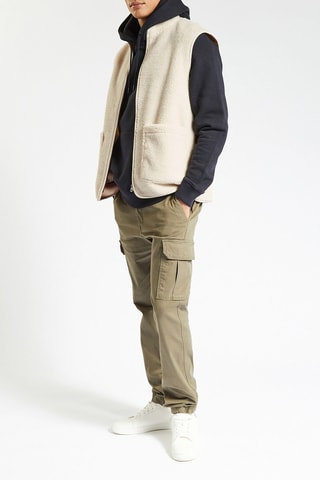 Mouwloos vest- Beige