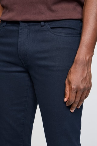 Rechte Broek Marineblauw