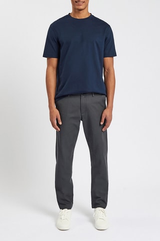 Pantalon slim - Gris foncé